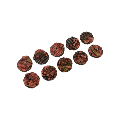 Micro Art Studio - Old Factory Bases, 1" Flat 10 ( B01681)