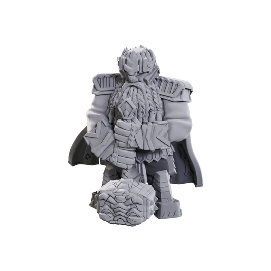 Pathfinder Unpainted Minis: Male Dwarf Champion High-Level (90710)