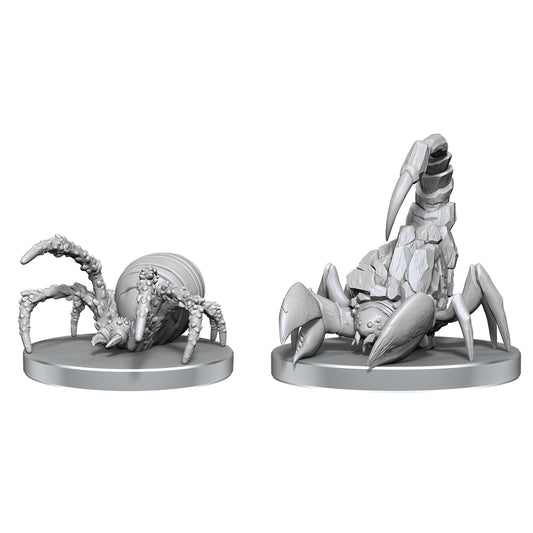 Pathfinder Unpainted Minis: Cave Scorpion & Hunting Spider (97588)