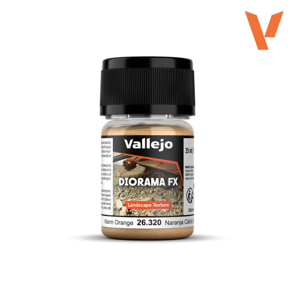 Vallejo Diorama FX - Landscape Texture - Warm Orange