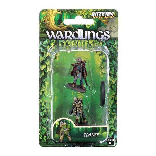 WizKids Wardlings Painted RPG Figures: Zombie (Male) & Zombie (Female)